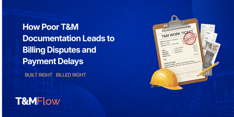 How Poor T&M Documentation Leads to Billing Disputes and Payment Delays