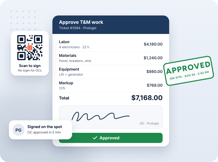 Get Approval of T&MFlow